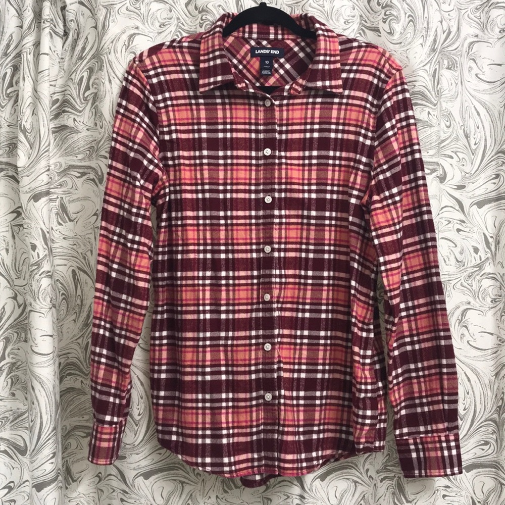 Lands’ End flannel